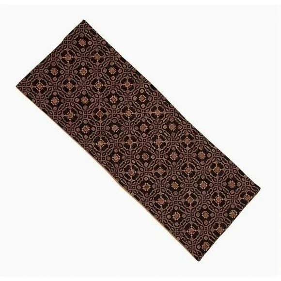 Primitive Colonial Lover's Knot Coverlet Table Square 14