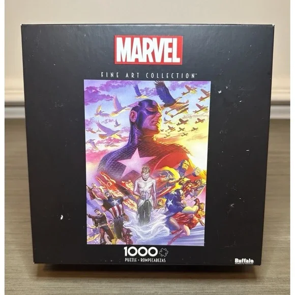 Marvel Captain America Jigsaw Puzzle 1000 Pc Buffalo Games Factory Sealed NEW