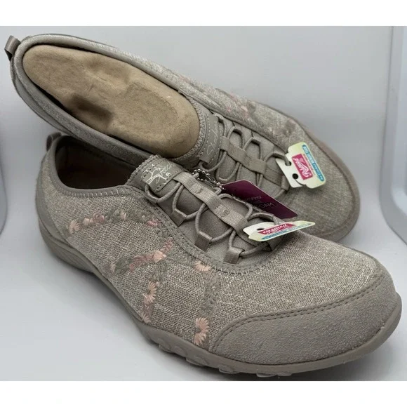 Skechers Relaxed Fit Breathe-Easy Garden Joy US 11 UK 8 EU41 Sneaker SlipOn BOHO