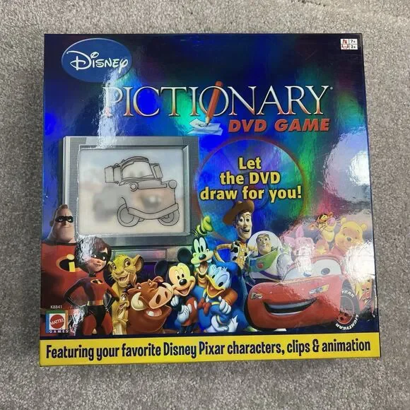 Disney‎ Pictionary DVD Game by Mattel 2007 Edition
