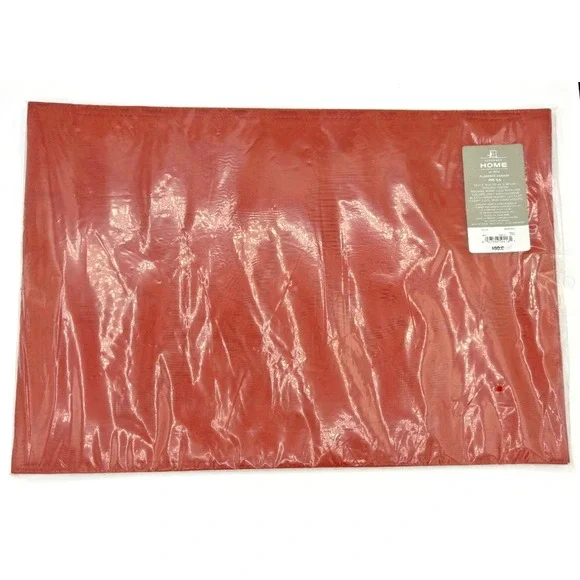 JCPenney Home Florence Damask Placemats 13x19‎ Autumn Vine Rust Color Set of 4