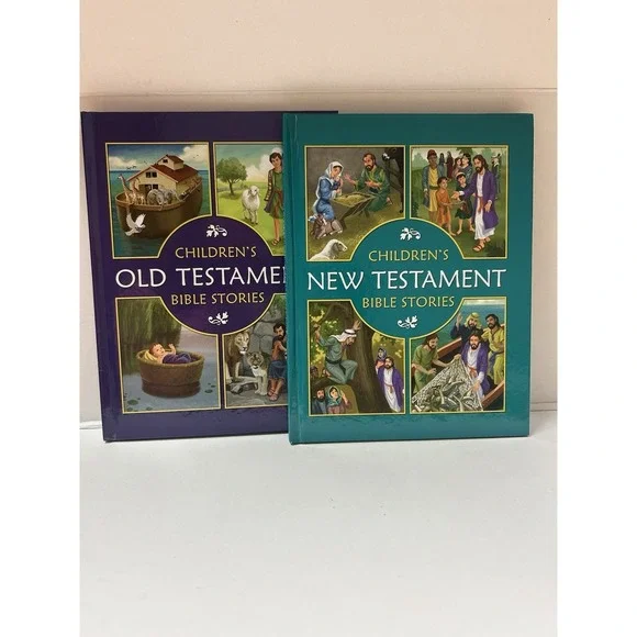 Set of 2 Children's Bible Stories The Clever Factory (HC 2015)