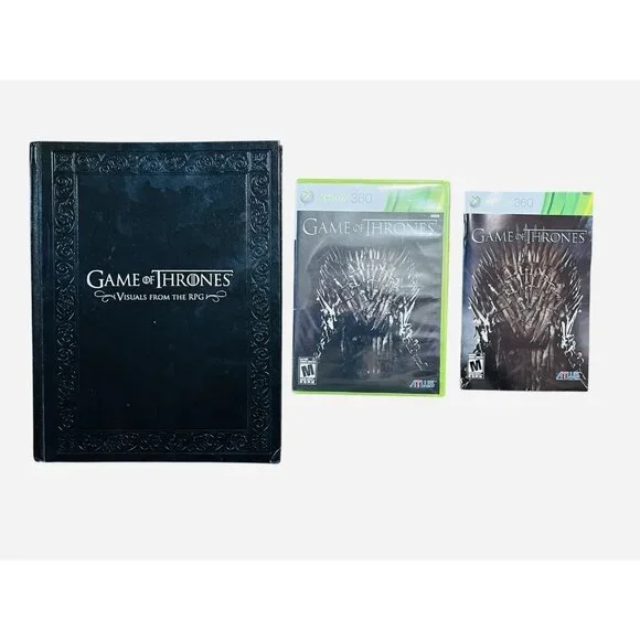 Game of Thrones (Xbox 360) - Complete -‎ CLEAN With Visuals Book