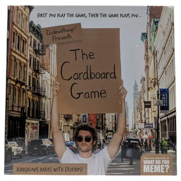 The Cardboard Game Ridiculous Dares Party Game NEW Sealed Ultimate Fun