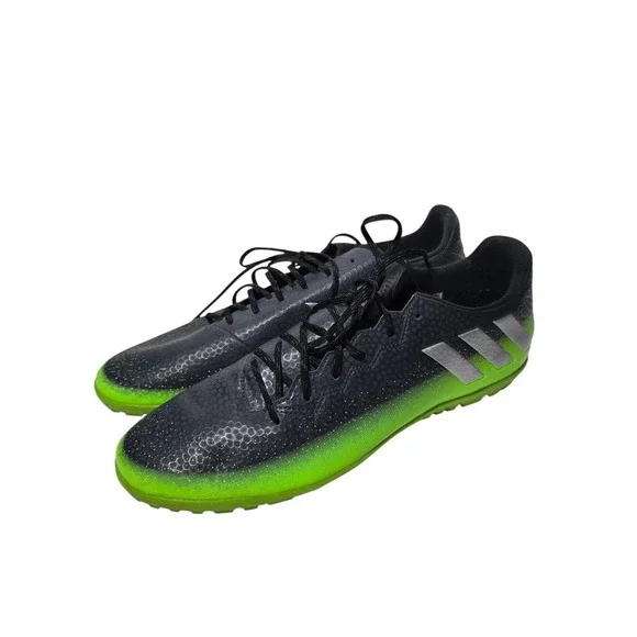 Adidas‎ Messi 16.3 Mens Size 11 Indoor Soccer Cleats Black Green Comfort Shoes