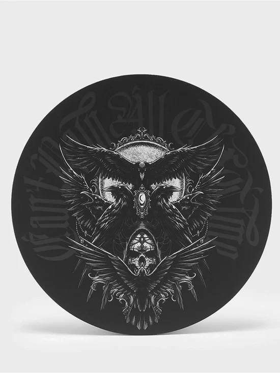 KILLSTAR Raven Placemat Set of 4 Gothic Haunted Homeware NWT Black Cork Backed