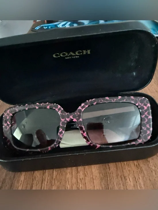 COACH  Sunglasses Ruby Pearl Signature C (HC8380U)