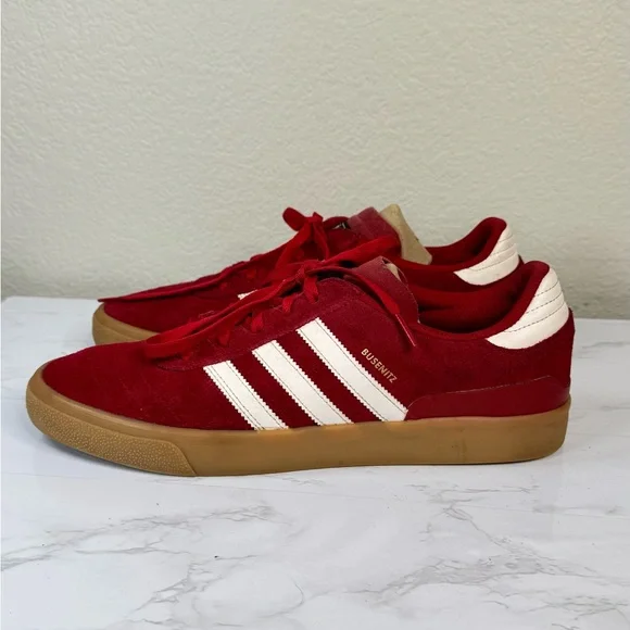 adidas Busenitz Skate Sneaker Suede‎ Vulc Red Gum Size 12 Dennis Busenitz Shoe