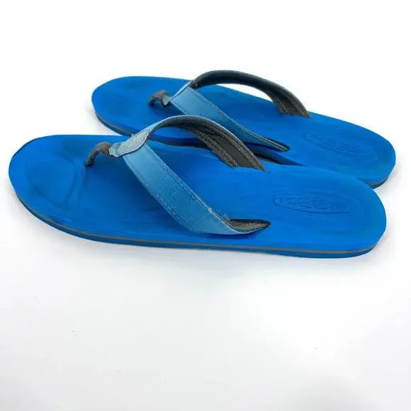 KEEN Mens Aqua Flip Flops **READ** Preowned