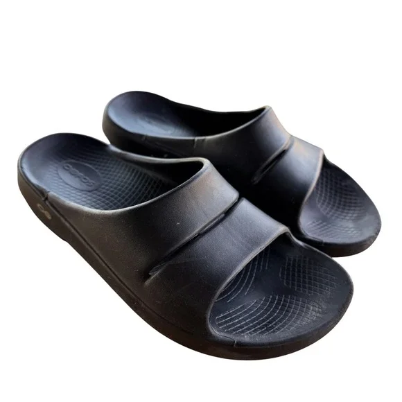 Oofos Unisex Men 10 Women 12 OOahh Sport Recovery Cushioned Slide Sandal Slip On