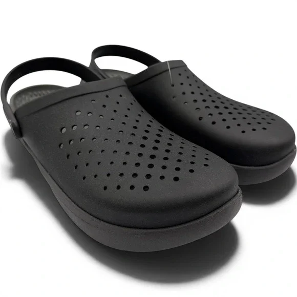 Crocs Inmotion Clog Men 12 Black LiteRide Comfort Sandal 209964-001 **NEW**