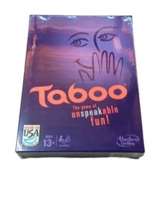 Hasbro Taboo, The Game of Unspeakable Fun! | Ages 13+ | Unopened