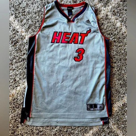 Adidas Miami Heat Dwayne Wade jersey