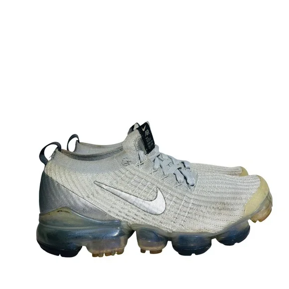 Nike Air VaporMax Flyknit 3 Pure Platinum 2019 AJ6910-100 Women's Sz‎ 7