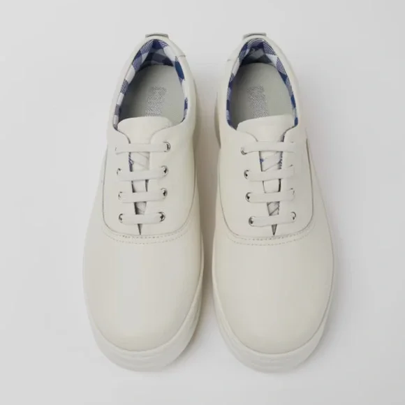 Camper Runner Up White Leather Sneakers
