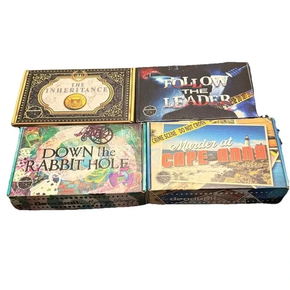Deadbolt‎ Mystery Society (4) Inheritance Rabbit Leader Cape Sealed Envelopes