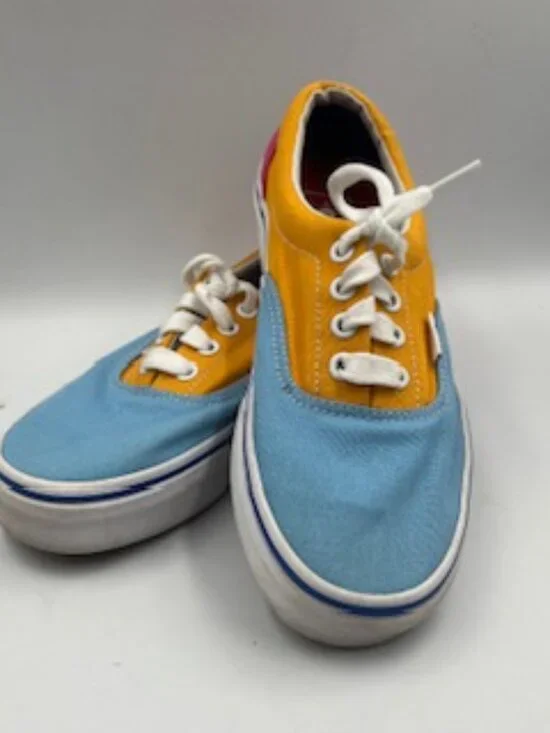 Vans Color Block Sneakers Unisex Women’s Sz 7 Men’s 5.5 low top shoes