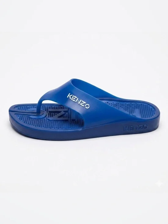 Kenzo Vibrant Blue Slide Sandals