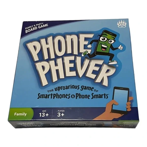 BRAND NEW SEALED Phone Phever Board Game For‎ Smartphones Family Fun Ages 13+