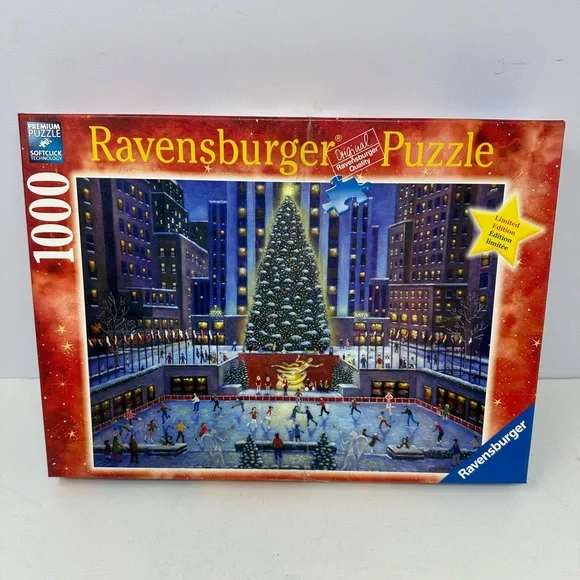 Ravensburger New York City Christmas 1000 Piece Puzzle * 2015 Limited Edition VG