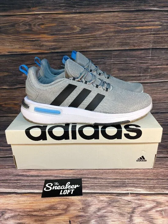 NEW Adidas Racer TR23 Men's Grey Athletic Running Shoes Size 12.5