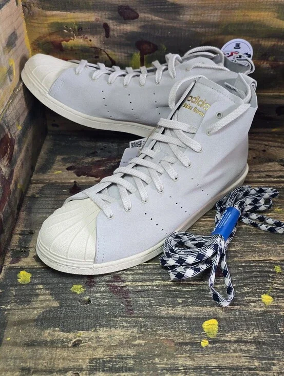 adidas Wales Bonner x Superstar High Mist Stone - JQ7633 Men’s Size 10.5 New