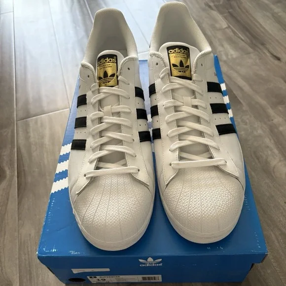 Adidas Superstar Men's size 19 custom large‎ size NEW in the box