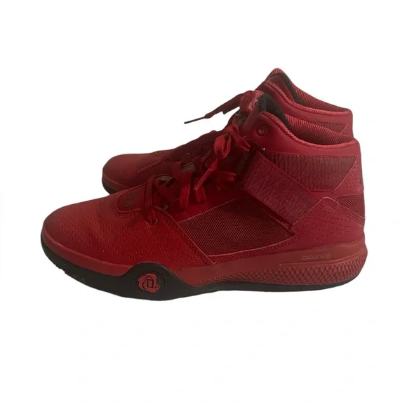 Adidas Red Sneakers with Black Details Women 8