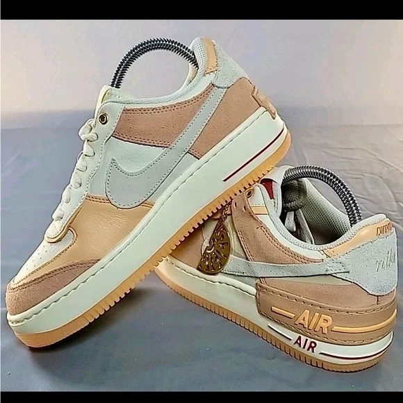 Nike Air‎ Force 1 Shadow Sisterhood Women’s Sz 8 Cashmere Orange DM8157-700 NWOB