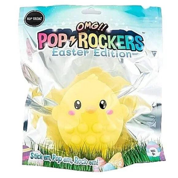 OMG Pop-It Rockers Easter Edition - Yellow Chick Fidget‎ Toy