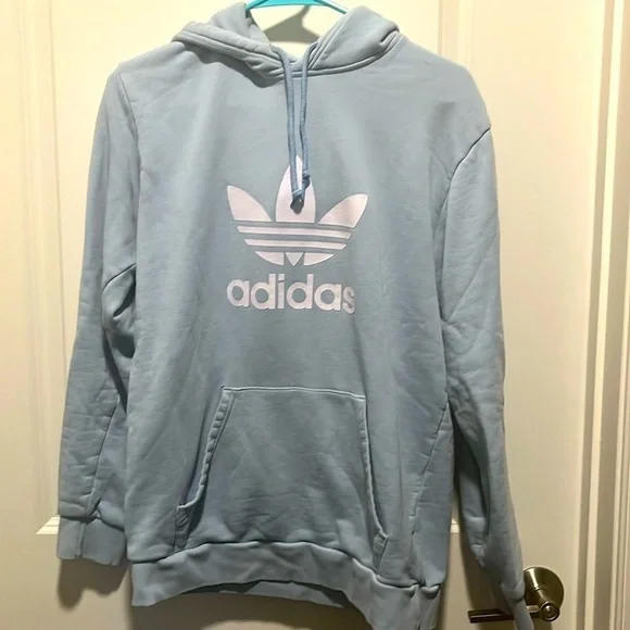 Adidas Sky Blue Hoodie (Men’s Size S)​​​​​