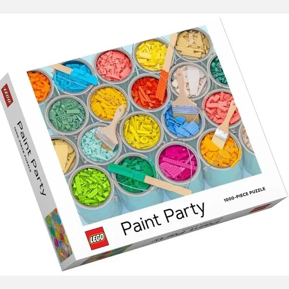 LEGO Paint Party Puzzle Chronicle Books 1000 Piece NEW Sealed