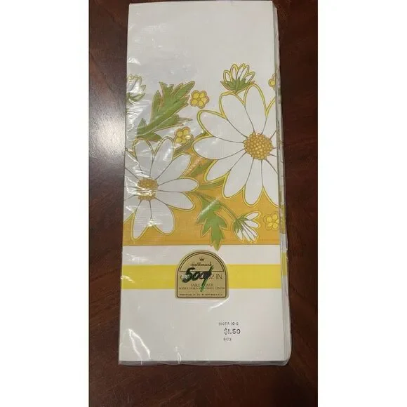 Vtg Hallmark PAPER TABLECLOTH 60