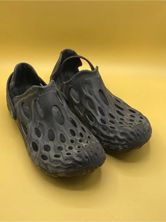 Merrell Black Ventilated Slip-On Clog