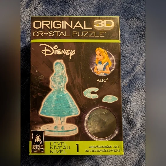 Disney Alice 3D Crystal Puzzle - Aqua