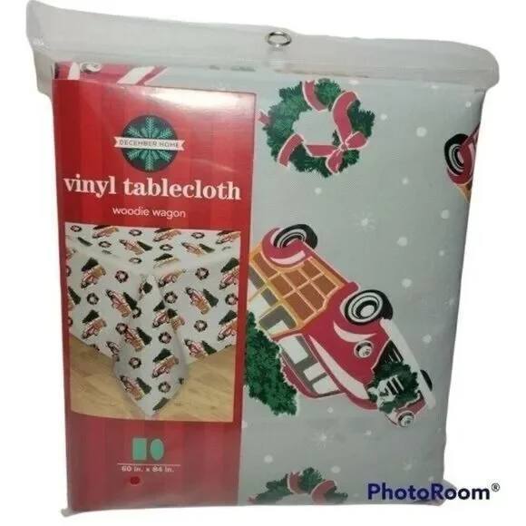 Christmas Vinyl Tablecloth 60