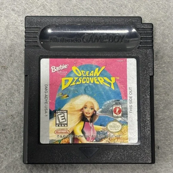 Barbie Ocean Discovery Nintendo Game Boy Cartridge Only 1999 Mattel Japan‎