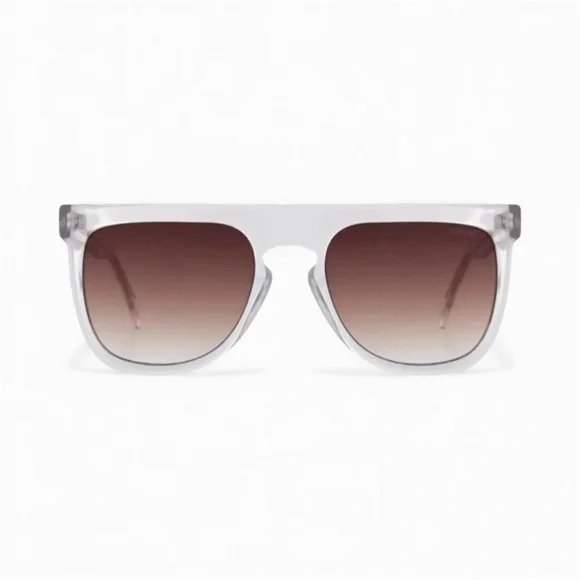 KOMONO Bennet Clear Sunglasses NEW oversized