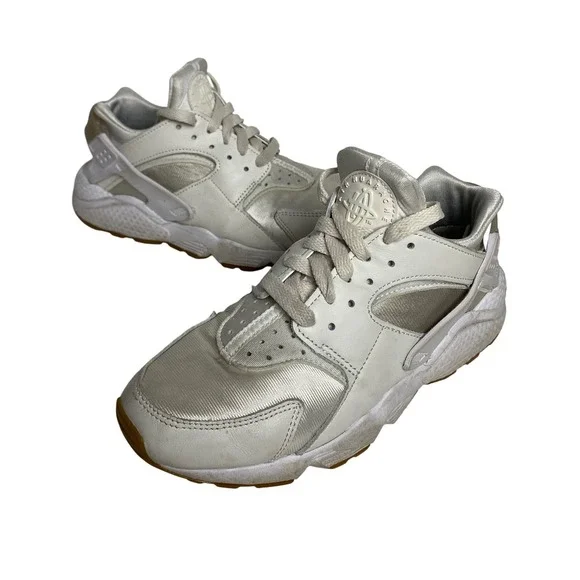 Nike Air Huarache Womens‎ 9 Summit White Rattan Gum DH4439-003 Running Shoes