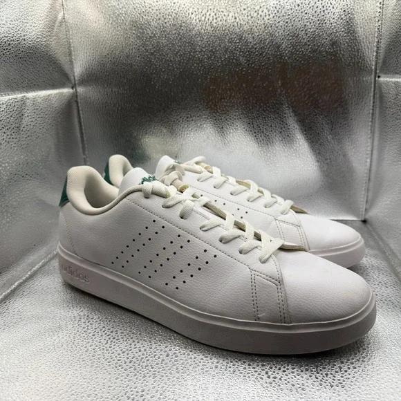 Size 12 Adidas Advantage 2.0‎ White Mens Lace-Up Running Sport Sneaker IG9166