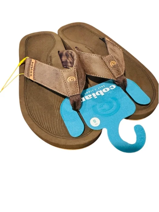 Men's Cobian ARV Trek Brown Flip-Flops Size 8