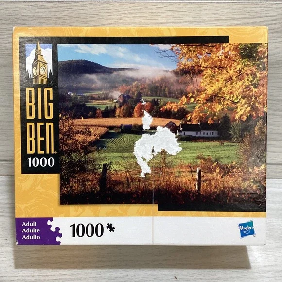 HASBRO‎ Big Ben 1000 PC Puzzle 20x26