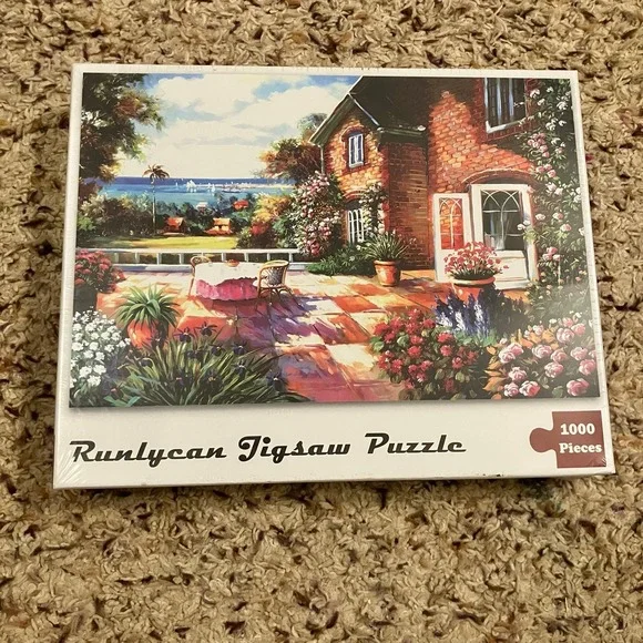 Runlycan Puzzles for Adults 1000 Pieces Large Jigsaw Puzzle Toys for Adult *NEW