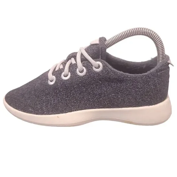 Allbirds Wool Runner Mizzle Women's Size 7 Running Shoes Gray Silver laces