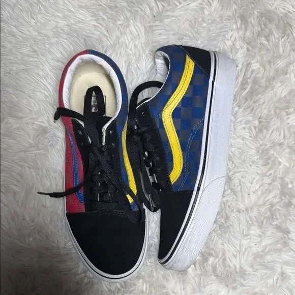 VANS RALLY OLD SKOOL CHECKERED SHOES