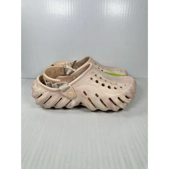 Crocs Echo Marble Clogs Mens 5 / Womens 7 Quartz Shoes 208454-6WS NEW