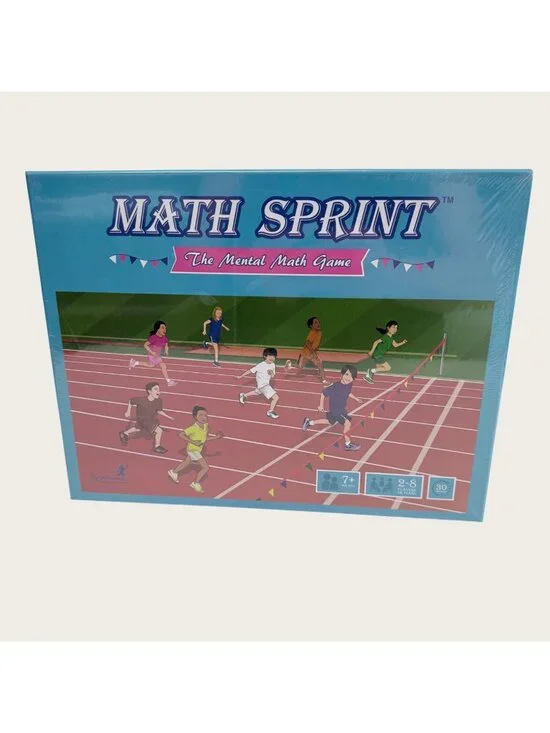 Math Sprint The Mental Math Game For Ages 7+ Fun Educational Board Game Sealed