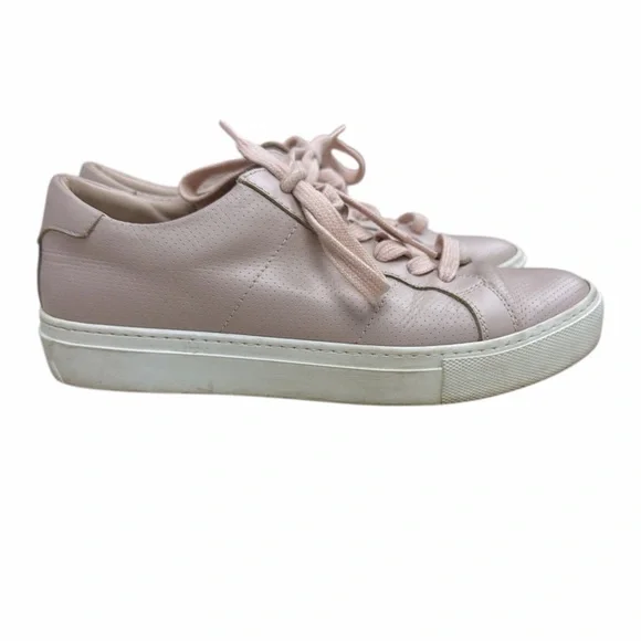 Greats Brooklyn Royale Blush Pink Leather Pink Sneakers