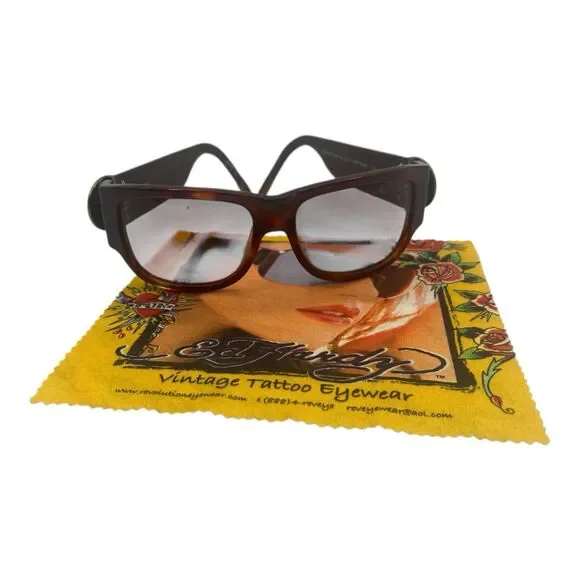 Ed Hardy EHS 040 SURF OR DIE Tortoise Sunglasses 54 [] 16  130