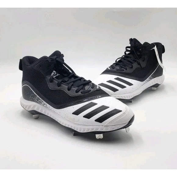 Adidas Icon V Bounce Iced Out Metal Baseball Cleats OREO Size 13 EE4131